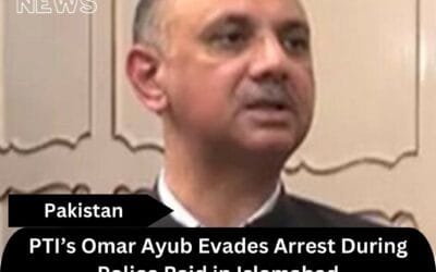PTI’s Omar Ayub Evades Arrest During Police Raid in Islamabad